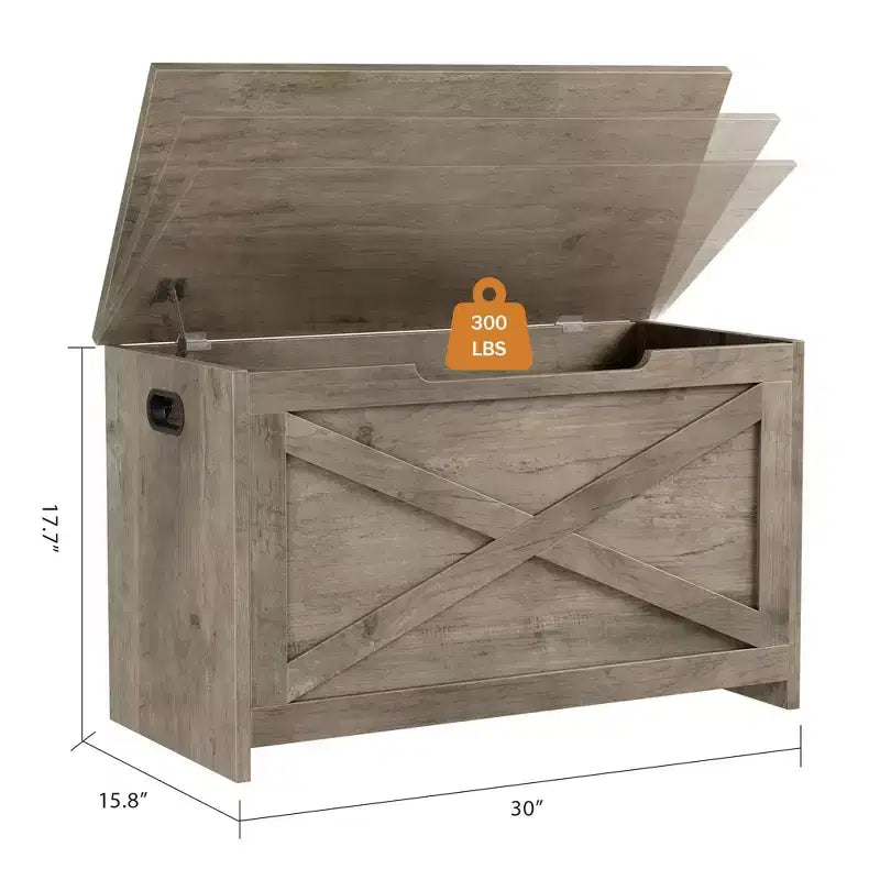 Banc de rangement en bois avec charnière de sécurité et siège polyvalent, grand meuble à chaussures, multifonctionnel, pour entrée, salon, chambre à coucher