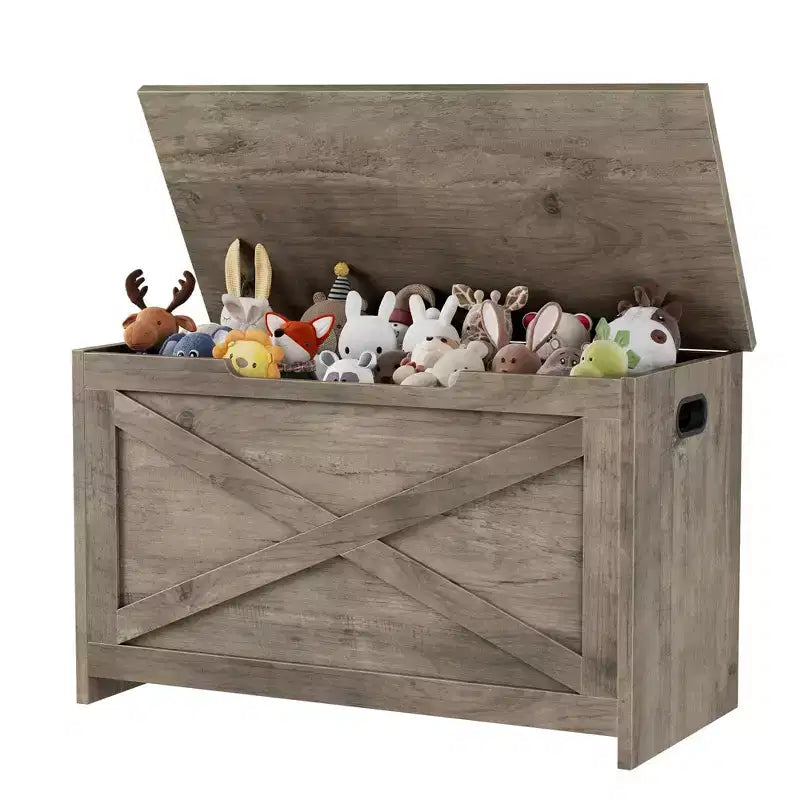 Banc de rangement en bois avec charnière de sécurité et siège polyvalent, grand meuble à chaussures, multifonctionnel, pour entrée, salon, chambre à coucher