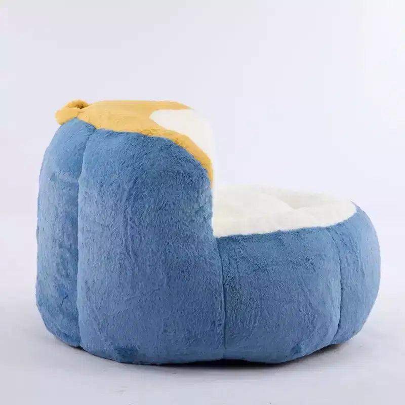 Pouf Géant Canapé, Pouf avec Éponge Déchiquetée, Chaises de Sol pour Adultes, Chaise Longue pour Salon