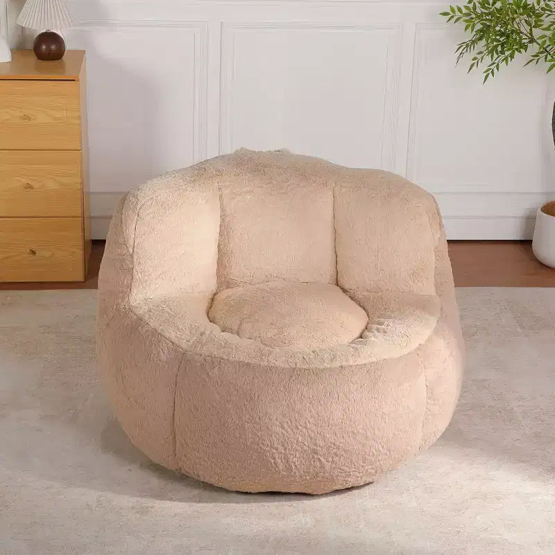 Pouf Géant Canapé, Pouf avec Éponge Déchiquetée, Chaises de Sol pour Adultes, Chaise Longue pour Salon