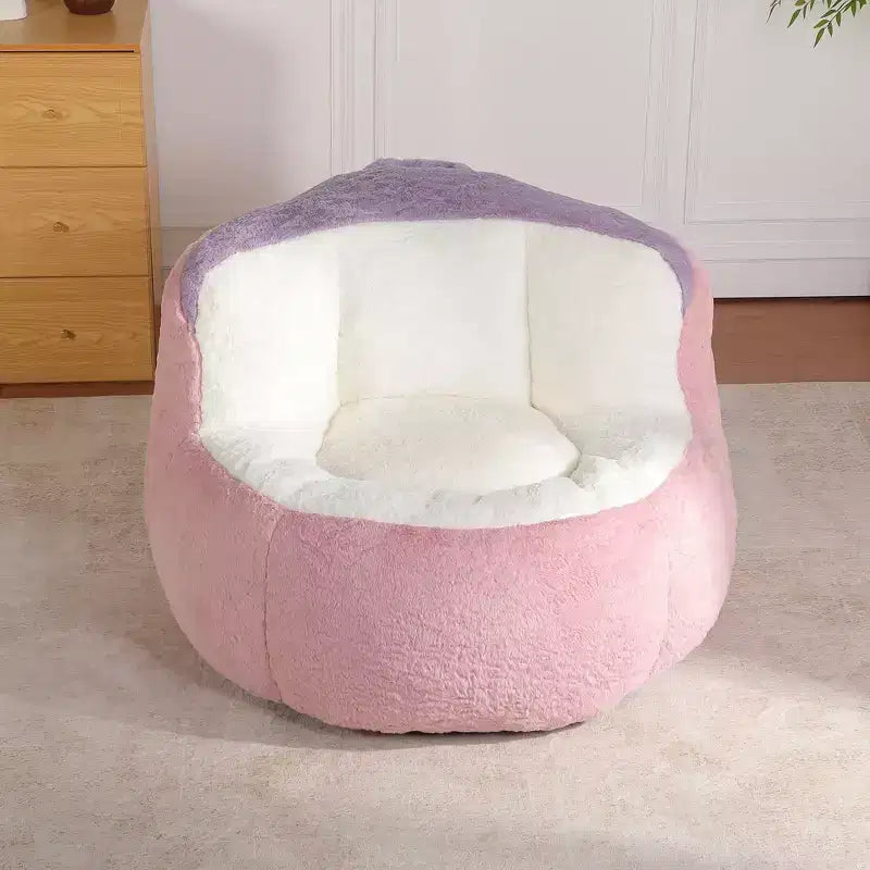 Pouf Géant Canapé, Pouf avec Éponge Déchiquetée, Chaises de Sol pour Adultes, Chaise Longue pour Salon