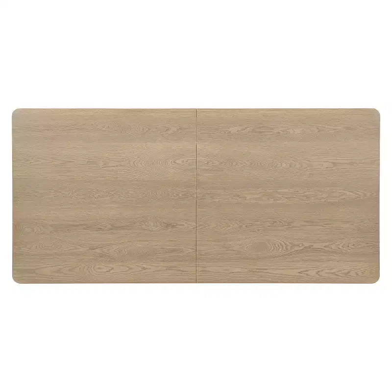 Table de salle à manger rectangulaire 8 places, 84 po, surdimensionnée avec piédestal