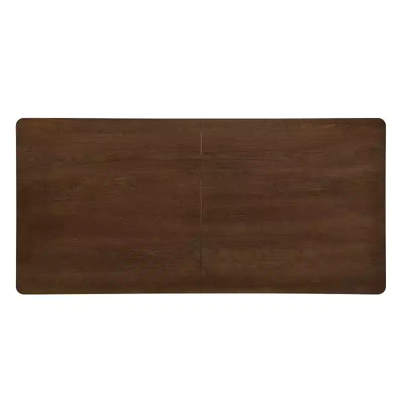 Table de salle à manger rectangulaire 8 places, 84 po, surdimensionnée avec piédestal