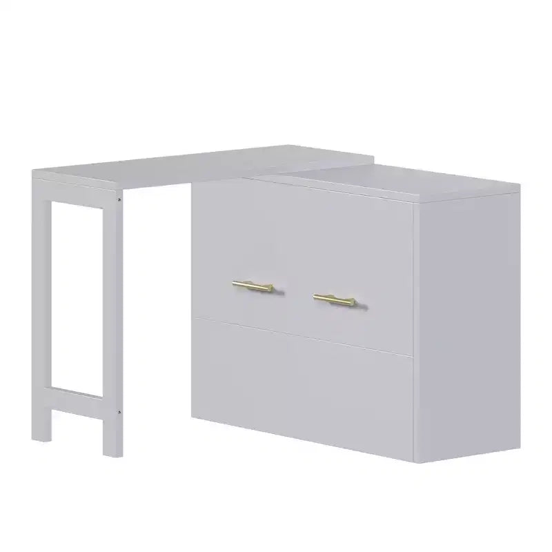 Cadre de lit escamotable simple, commode de chambre avec bureau à position réglable, coussin pliant