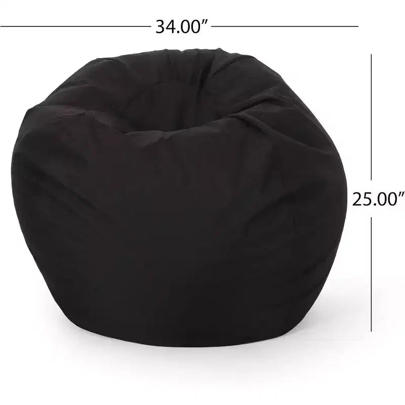 Pouf rond pour adultes, chaise de sol en mousse haute densité pour un soutien ferme, canapé paresseux moderne pour salon