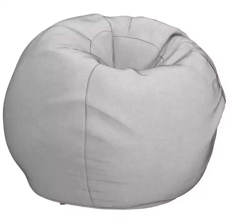 Pouf rond pour adultes, chaise de sol en mousse haute densité pour un soutien ferme, canapé paresseux moderne pour salon