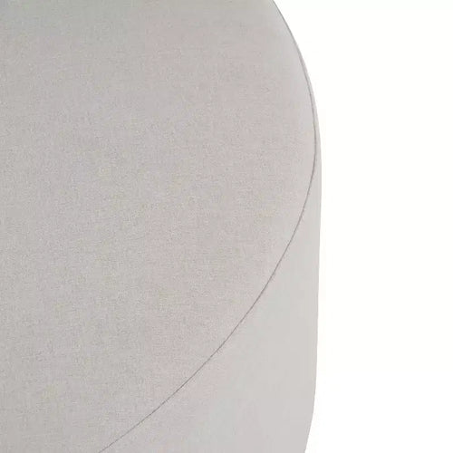 Ottoman rond de 30,5 cm de diamètre avec pieds en bois d'hévéa, repose-pieds ottoman moderne minimaliste avec patins antidérapants, décoration d'intérieur