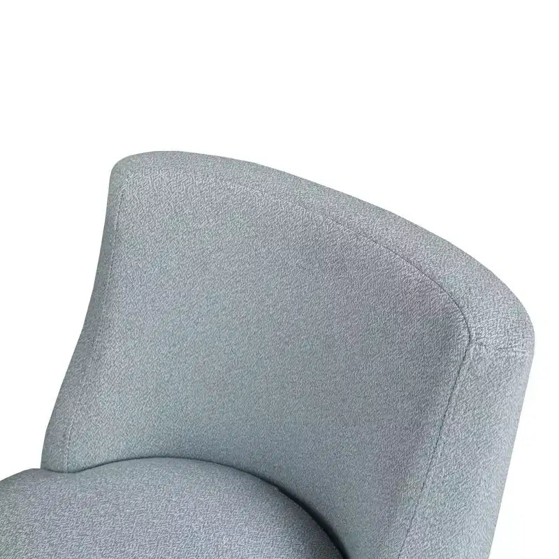 Tabouret de bar rembourré hauteur comptoir, assise carrée bleue, pieds en bois, tissu polyester