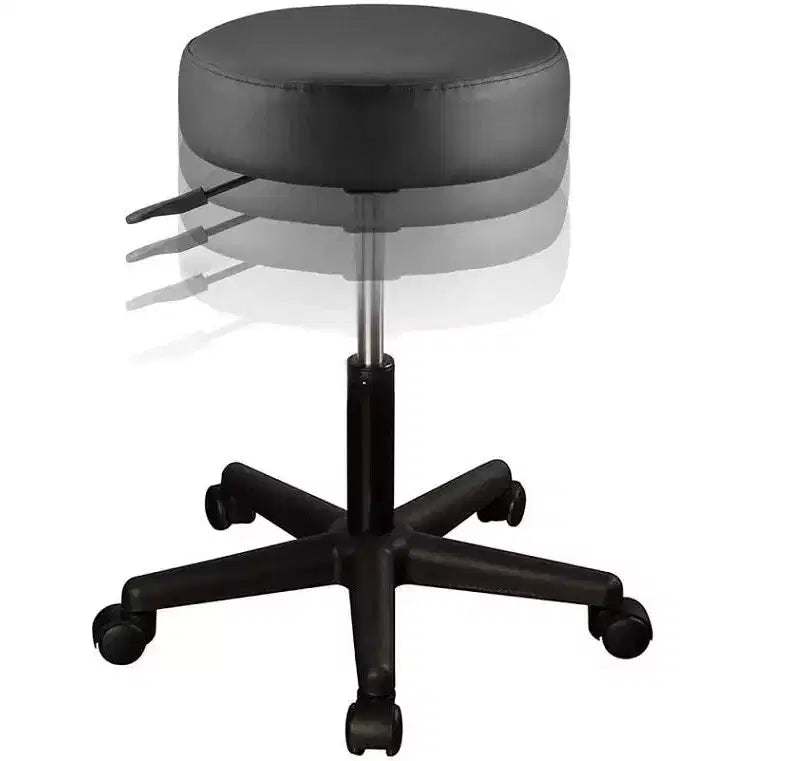Tabouret roulant pivotant pneumatique et hydraulique pour massage
