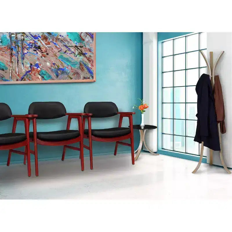 Fauteuil d'appoint rembourré pour réception/visiteur