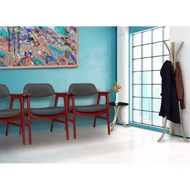 Fauteuil d'appoint rembourré pour réception/visiteur
