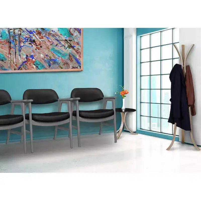 Fauteuil d'appoint rembourré pour réception/visiteur